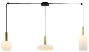 Φωτιστικό Οροφής Τρίφωτο Zambelis 22151 Opal Glass