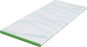 vidaXL Στρώμα επικάλυψης Λευκό και Πράσινο 100 x 200 cm