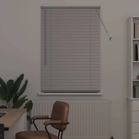 vidaXL Βενετσιάνικες Ρόδες Ασημί 175 x 90 εκ Αλουμίνιο