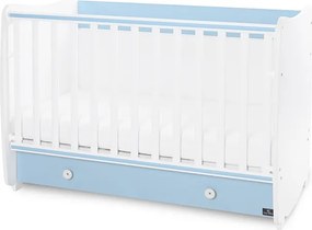 BED DREAM NEW 60/120 COLOUR WHITE/BABY BLUE