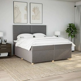 ΚΡΕΒΑΤΙ BOXSPRING ΜΕ ΣΤΡΩΜΑ TAUPE 200X200 ΕΚ. ΥΦΑΣΜΑΤΙΝΟ 3293684