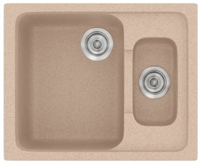 Sanitec Classic 330 Granite Sand Ένθετος Νεροχύτης 65 cm