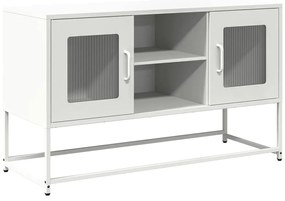 vidaXL Έπιπλο Τηλεόρασης Λευκό 100,5x39x60,5 εκ. από Ατσάλι