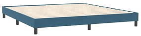 ΚΡΕΒΑΤΙ BOXSPRING ΜΕ ΣΤΡΩΜΑ ΣΚΟΥΡΟ ΜΠΛΕ 180X210 ΕΚ. ΒΕΛΟΥΔΙΝΟ 3318043