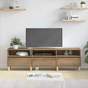 vidaXL Ντουλάπι TV artisan δρυς 150 x 30 x 45 εκ Επεξεργασμένο ξύλο
