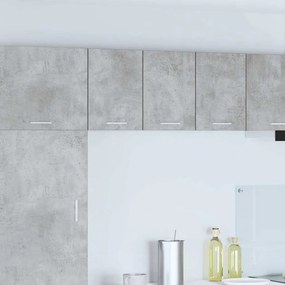 vidaXL Κρεμαστό ντουλάπι Σκυρόδεμα Γκρι και Λευκό 30 x 31 x 40 εκ.