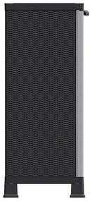 vidaXL Πλαστικό Ντουλάπι 68 x 39 x 92 εκ. με Σχεδιασμό σε Στυλ Ρατάν