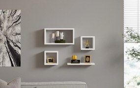 Ράφι Τοίχου Λευκό BABI 24x15x44