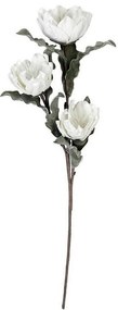 Διακοσμητικό Λουλούδι LOL857K6 90cm  White Espiel Πλαστικό