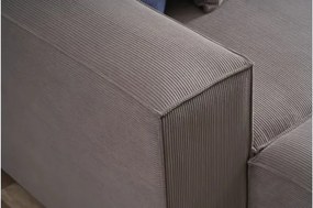 Stewehome Γωνιακός καναπές με ριγέ μοτίβο