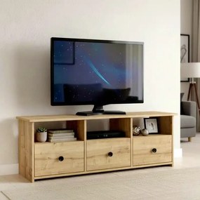 Έπιπλο τηλεόρασης Mahen sapphire oak 140x35x49εκ