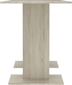 vidaXL Τραπεζαρία Sonoma Δρυς 110 x 60 x 75 εκ. από Επεξ. Ξύλο