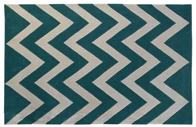 Χαλί DKD Home Decor πολυεστέρας Ζιγκ-ζαγκ Δίχρωμα 120 x 180 x 2 cm