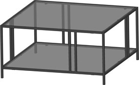 Coffee Table Uranüs - Black, Fume Black