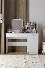Make-Up Table Harmony 2 Square - White White