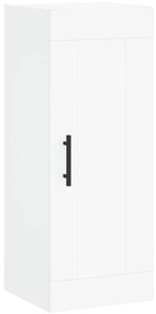 Ντουλάπι Τοίχου Λευκό 34,5 x 34 x 90 εκ. από Επεξεργασμένο Ξύλο - Λευκό