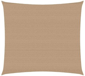 vidaXL Πανί Σκίασης Taupe 4 x 4 μ. από HDPE 160 γρ./μ²