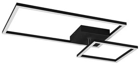 Φωτιστικό Οροφής - Πλαφονιέρα Padella R62642132 25W Led 37x63x7cm Black Mat RL Lighting Metal