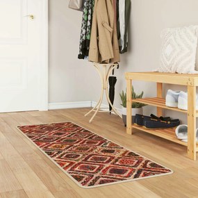 vidaXL Χαλί Runner MARSA Πολύχρωμο 50 x 100 cm Πολυέστερ και PVC