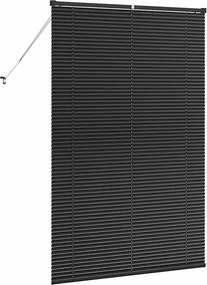 vidaXL Βενετσιάνικες Ρόδες Μαύρο 175 x 110 εκ Αλουμίνιο