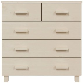 vidaXL Συρταριέρα HAMAR Καφέ Μελί 79 x 40 x 80 εκ. Μασίφ Ξύλο Πεύκου