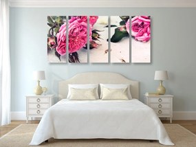 5 μέρη εικόνα τριαντάφυλλα ανθισμένα - 200x100