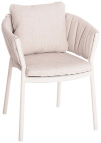 ΠΟΛΥΘΡΟΝΑ ΤΡΑΠΕΖΑΡΙΑΣ SHANKS HM6207.02 ΚΡΕΜ ΑΛΟΥΜ. & ΜΠΕΖ OLEFIN ΥΦΑΣΜΑ 63x60.5x75-77Υεκ