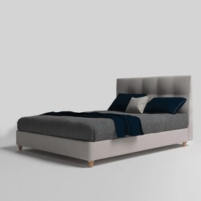 Κρεβάτι Diego Ημίδιπλο 110x200 Επενδεδυμένο - Ύφασμα με επιλογές χρωμάτων