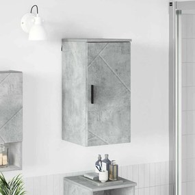 vidaXL Ντουλάπι Μπάνιου Σκυρόδεμα Γκρι 30 x 31,5 x 61 εκ