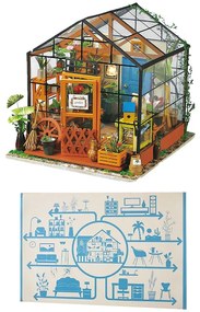 Σπιτάκι Θερμοκήπιο Μπαταρίας 17x17x19εκ. Toy Markt 77-1100