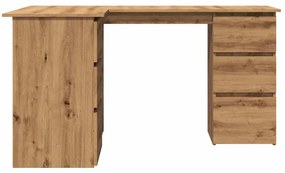 vidaXL Γωνιακό γραφείο Artisan Oak 145x100x76 cm Κατασκευασμένο ξύλο