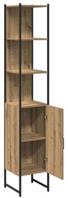 vidaXL Ντουλάπα μπάνιου  Artisan Oak 33x33x185,5 cm Επεξεργασμένο ξύλο