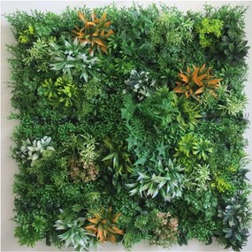 Τεχνητή Φυλλωσιά Φτέρη Με Moss 3681-7 100x100cm Multi Supergreens 100X100cm