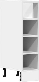 vidaXL Ντουλάπι "Riga" Λευκό 20x44,5x81,5 εκ. από Τεχνητό Ξύλο