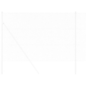 vidaXL Φράχτης Εξαγώνου Ασημί 1,6 x 100 m Γαλβανισμένος χάλυβας