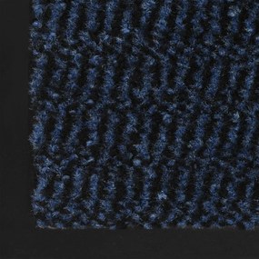vidaXL Πατάκια Απορροφητικά Σκόνης 2 τεμ. Ορθογώνια Μπλε 90x150 εκ.