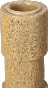 Κηροπήγιο ArteLibre Φυσικό Polyresin 7x7x23cm