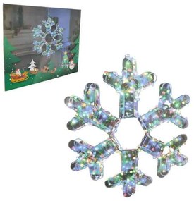 Χριστουγεννιάτικο Διακοσμητικό LED Νιφάδα Χιονιού 45x45cm Ψυχρός Φωτισμός - Christmas Lights-082350-191471