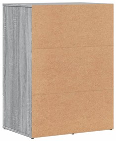 vidaXL Μπουφές Γκρι Sonoma 59x39x80 εκ. από Επεξεργασμένο Ξύλο
