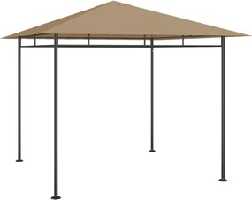 vidaXL Κιόσκι Taupe 3 x 3 x 2,7 μ. 180 γρ./μ²