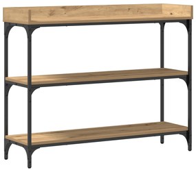vidaXL Κονσόλα Ξύλου Artisan 100x30x80 εκ. Κατασκευασμένο ξύλο & Ατσάλι