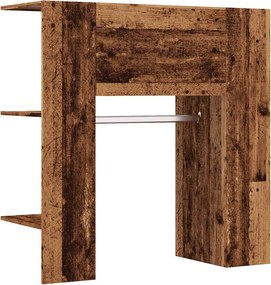 vidaXL Ντουλάπι Διαδρόμου Παλιό Ξύλο 97,5 x 37 x 99 εκ. Επεξεργ. Ξύλο
