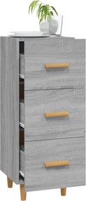 vidaXL Ντουλάπι Γκρι Sonoma 34,5x34x90 εκ. από Επεξεργασμένο Ξύλο
