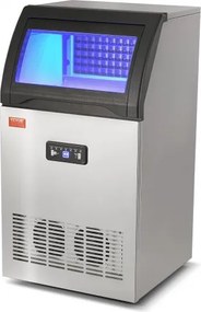 VEVOR Commercial Ice Maker Freestanding Cabinet Machine 120lbs/24H 50 Ice Cubes