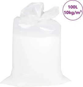 vidaXL Γέμισμα EPS 100 L Λευκό 10 kg/m³