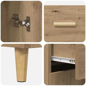 vidaXL Highboard Artisan Oak 69,5 x 32,5 x 180 εκ Επεξεργασμένο ξύλο