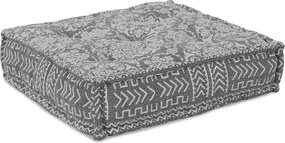 vidaXL Μοδάτος Καναπές Patchwork Ανοιχτό γκρι 70 x 70 x 36 εκ ύφασμα