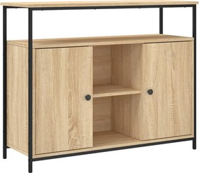 vidaXL Μπουφές Sonoma Δρυς 100x35x80 εκ. από Τεχνητό Ξύλο
