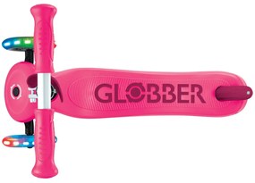 Globber Scooter Go.Up Sporty Lights Funchsia
