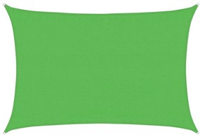 vidaXL Πανί Σκίασης Ανοιχτό Πράσινο 3,5 x 5 μ. από HDPE 160 γρ./μ²
